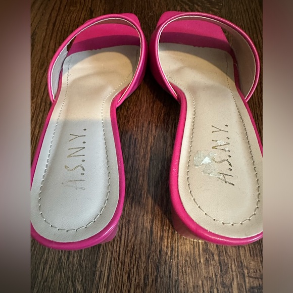 Pink Open Toe Mules - Picture 6 of 11